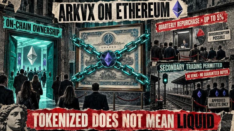 ARK and Securitize launch Ethereum-based token shares of ARK Venture Fund