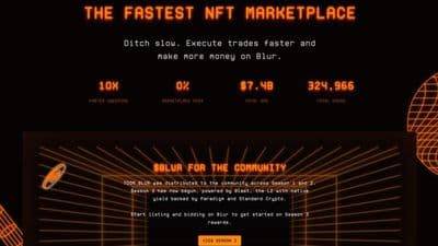 Blur NFT Marketplace to Shut Down as Trading Volume Plummets