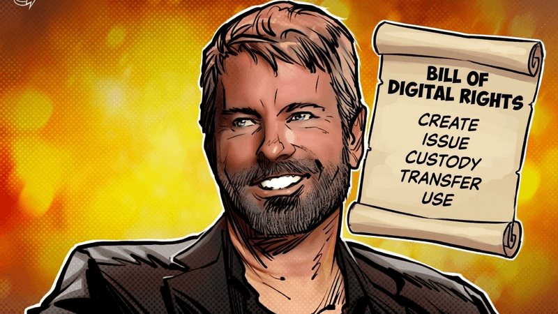 Michael Saylor proposes a digital-rights framework as Strategy expands its Bitcoin holdings