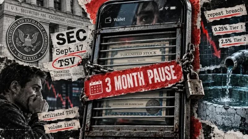 SEC’s tokenized stock experiment could halt trading for three months after volume breaches