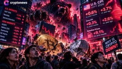 US Inflation Spike Triggers Rate-Hike Talk, Dragging Down Bitcoin and Ethereum