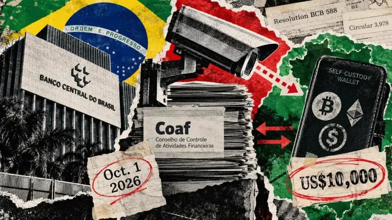 Brazil mandates reporting of $10,000 crypto moves to personal wallets