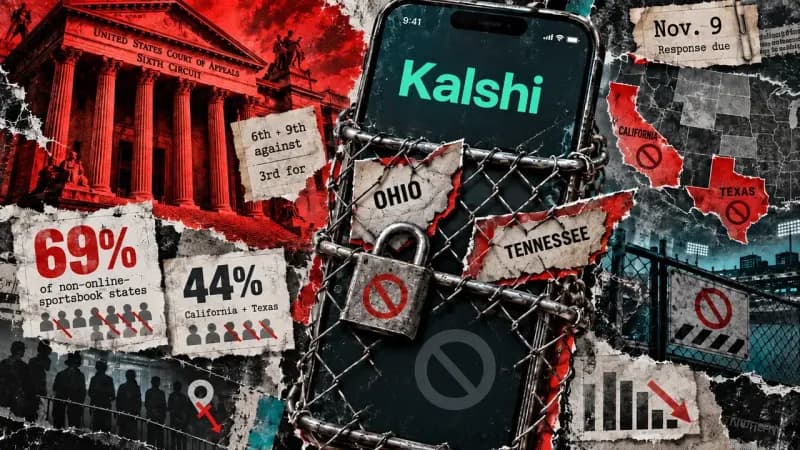 Sixth Circuit blocks Kalshi’s nationwide sports contracts, mandating state-by-state bans
