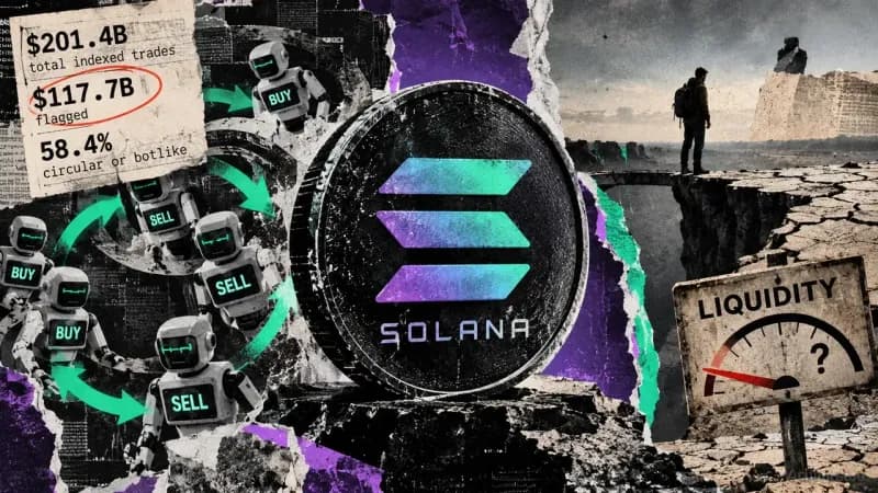 Solana DEX Volume Inflated by Circular Trades, Bot Activity Suggests